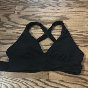 Athleta black size medium swim top